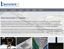 Tablet Screenshot of baystateit.com